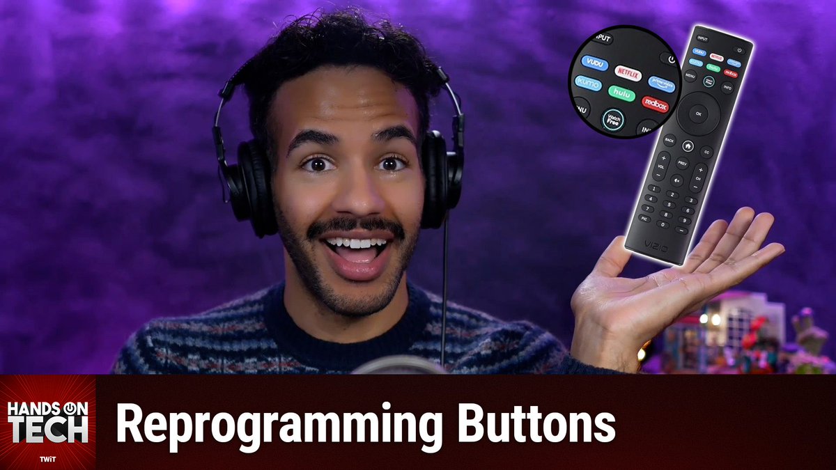 TWiT's tweet image. 📺 Tired of accidental @Netflix or @Disney+ clicks? Mikah Sargent shows you how to remap those pesky media buttons on your TV remote!
🎧 Download and subscribe here: twit.tv/shows/hands-on…
#TechTips #RemoteHack