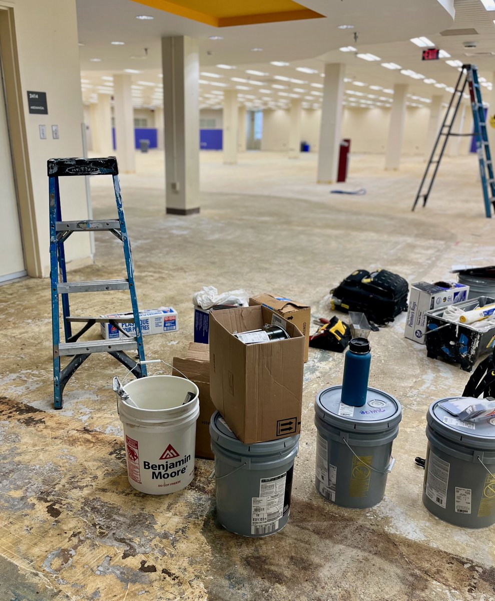 Yes, the Teaching Resources Center looks vacant right now for summer.
But wait until you see the exciting changes coming when this renovation is complete! 👀 
#TRCTuesday
