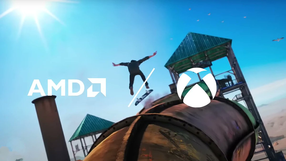 Playfront_de's tweet photo. Microsoft hat einen mehrjährigen Technologie-Deal mit AMD angekündigt, der klar auf die nächste Xbox-Generation zielt – und gleichzeitig vie... 

Link zum Artikel: https://t.co/PM8RI7jCO1 

#XboxNextGen #Microsoft #AMD #Xbox2028 #GamingHardware #PCGaming #GameDev #WindowsGamin... https://t.co/nl7Lv0Koi6