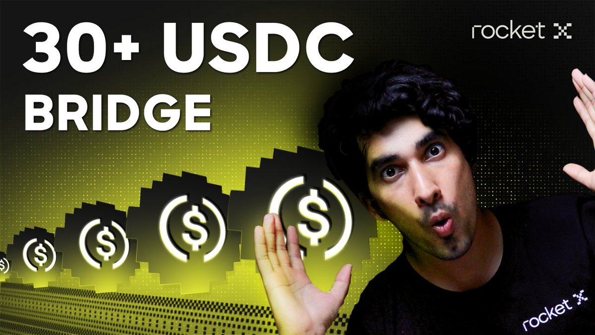 The Smartest way to bridge $USDC? RocketX.

From Ethereum to 30+ chains like Solana, Tron, Sui, Ton, Base and more.

Skip connecting wallet. Skip login. Skip app switching. 

Watch now 👉 youtu.be/BLtxoAD-Fjk

$RVF