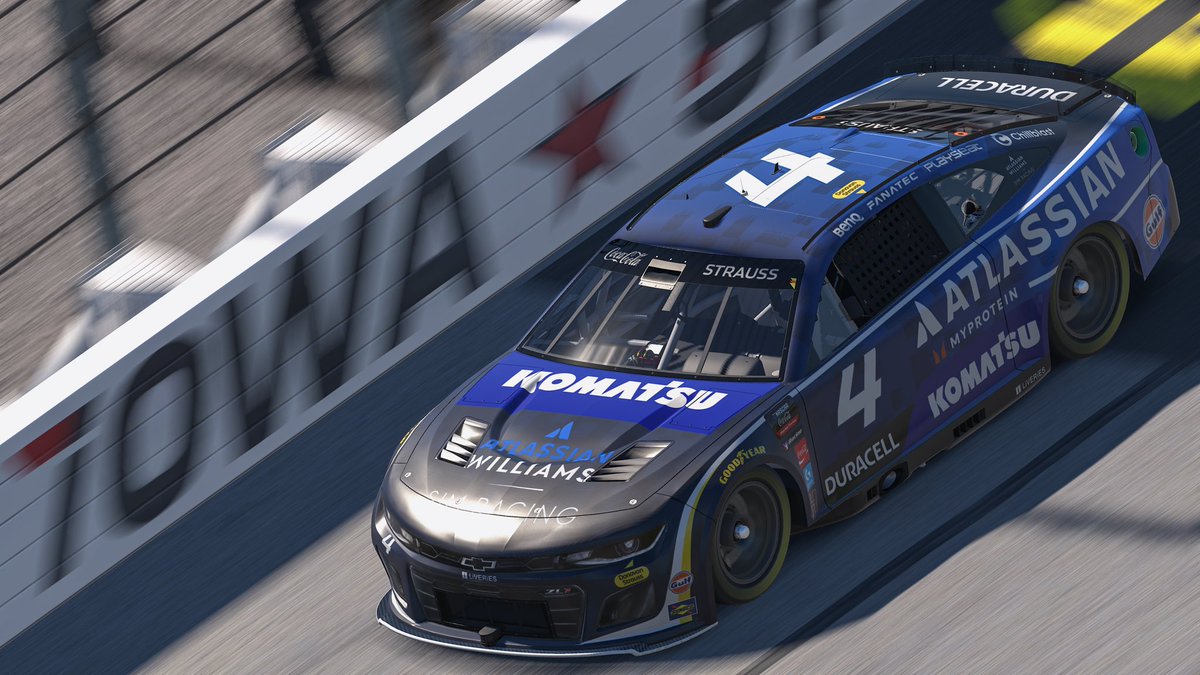 Donovan Strauss (@donovanstrauss) on Twitter photo Well it’s #eNASCAR night in America at Iowa. New tire we’re on seems to fit me pretty well, so I’m interested to see how tonight goes. <a href="/WilliamsEsports/">Williams Sim Racing</a>
Confident about the car we’re bringing, I also like the Hawkeyes so hopefully this place is nice to me tonight
📺: Well it’s #eNASCAR night in America at Iowa. New tire we’re on seems to fit me pretty well, so I’m interested to see how tonight goes. <a href="/WilliamsEsports/">Williams Sim Racing</a>
Confident about the car we’re bringing, I also like the Hawkeyes so hopefully this place is nice to me tonight
📺: