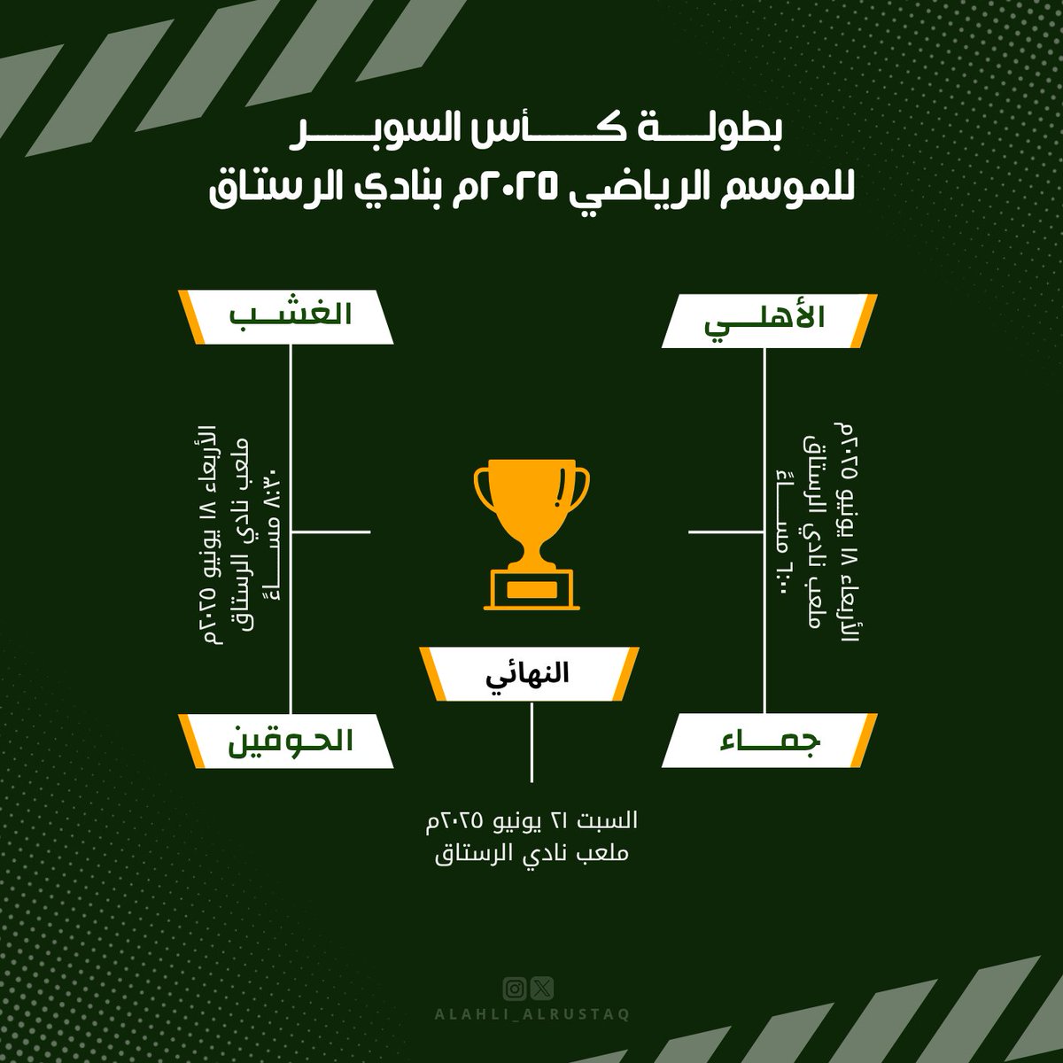 بطولة كأس السوبر 💚