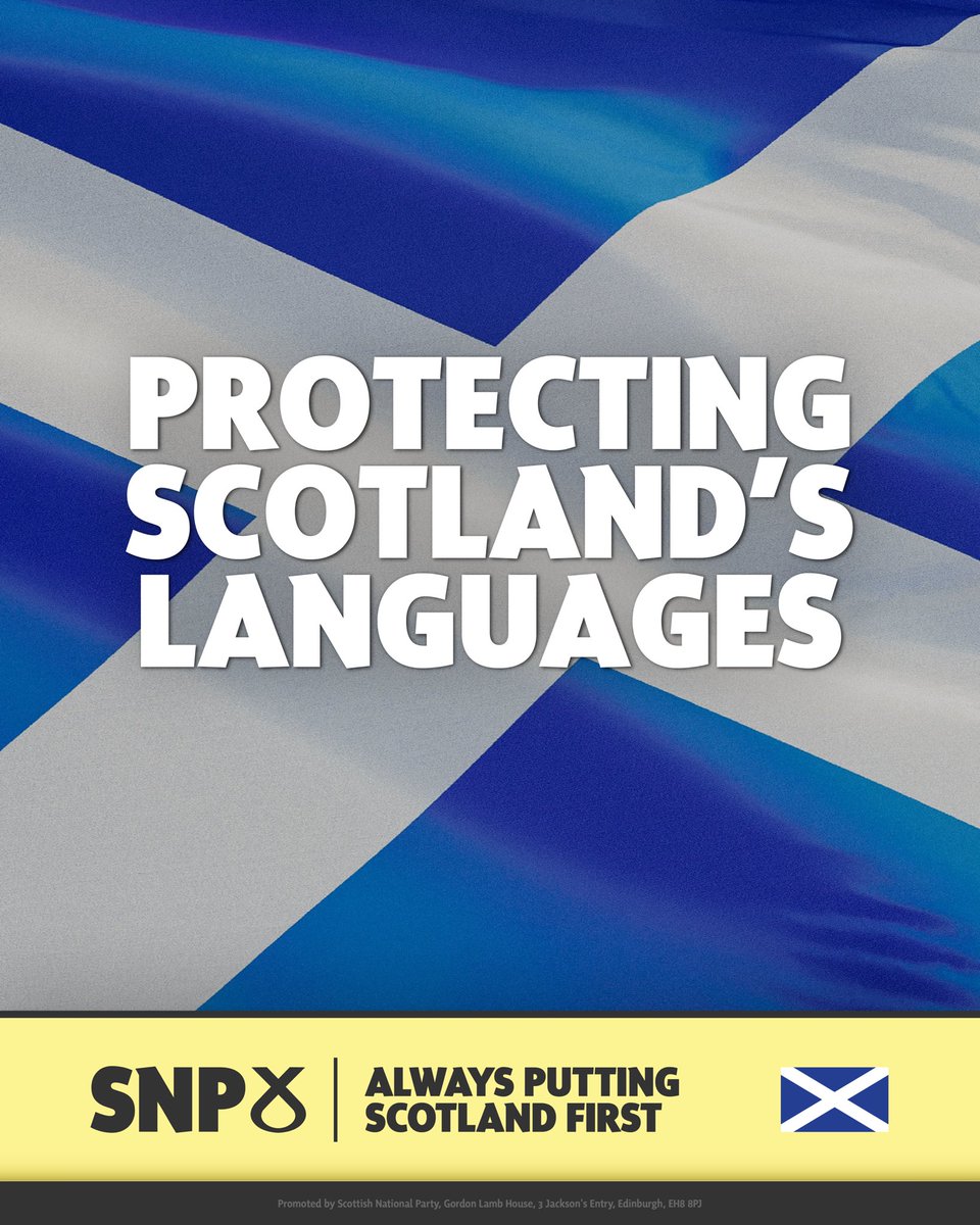 🏴󠁧󠁢󠁳󠁣󠁴󠁿 Our Scottish Languages Bill has passed, and will now become law: 

✅ Gaelic &amp; Scots gain official status. 
✅ Better access to Gaelic education. 
✅ Improving Gaelic and Scots in schools.