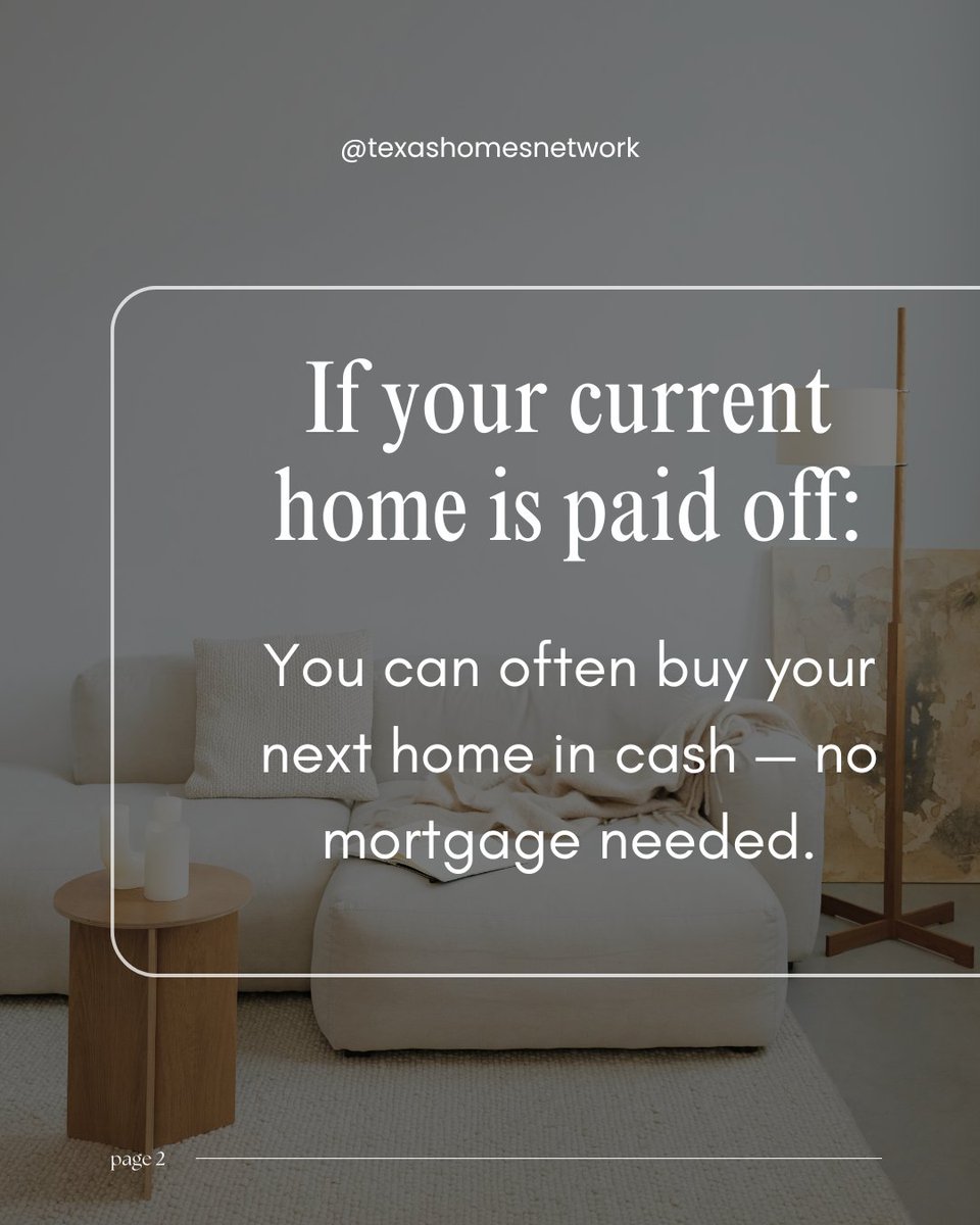 hayes_texas's tweet image. 💡 Downsizing your home? Here&apos;s what might happen to your mortgage — and how it can work in your favor.

Let’s build a plan that fits your future.

#DownsizingHelp #SeniorHomeTips #TexasHomeNetwork #MortgageExplained #RightsizeYourLife