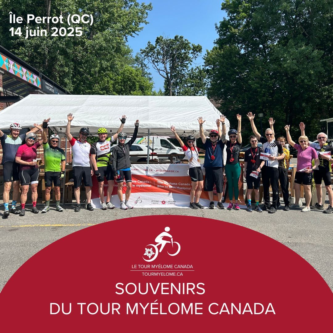 Merci à l'Île-Perrot d'avoir participé au Tour Myélome Canada! Il s'agissait de notre dernière randonnée de 2025, et quelle belle façon de terminer la saison!

Il n'est pas trop tard pour montrer votre soutien! buff.ly/QiIN7x1