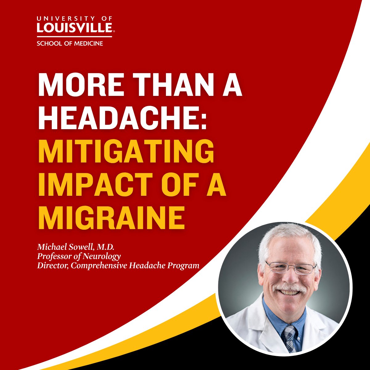 A migraine is more than a headache; it's a neurological storm. At the ULSOM, we’re advancing migraine treatment &amp; awareness.

Learn when to seek help, and how to manage symptoms.

ow.ly/iOvL50WaTMR