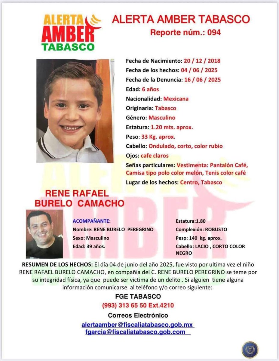 Comparte y da aviso a las autoridades si tienes información.
Gracias