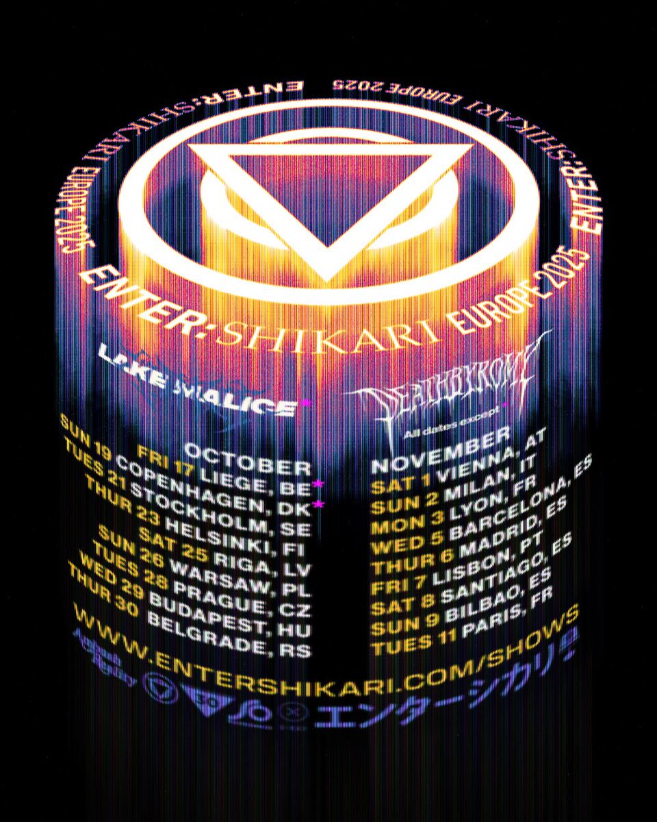 Europe tour update: Vienna, Austria.. you’ll be wanting to hurry, as there’s only around 50 tickets remaining for the show on 1st Nov. Helsinki, Finland you’re not far behind. 

Tickets at link / wherever you get tickets from.