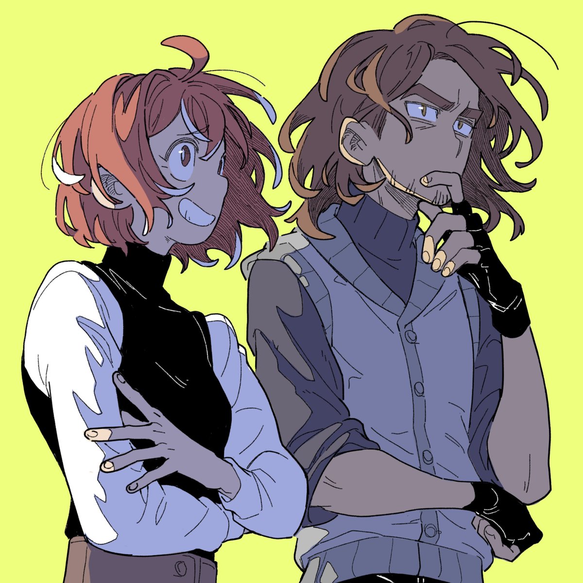 kiiarts's tweet image. Lina and Wolf #ocs