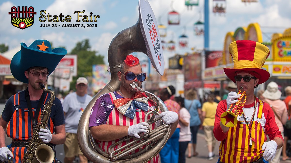ohgov's tweet image. Where can you find great food, magicians, musicians, sporting competitions, fine arts, and all kinds of animals in one location? The @OhioStateFair starts in one week! ohiostatefair.com