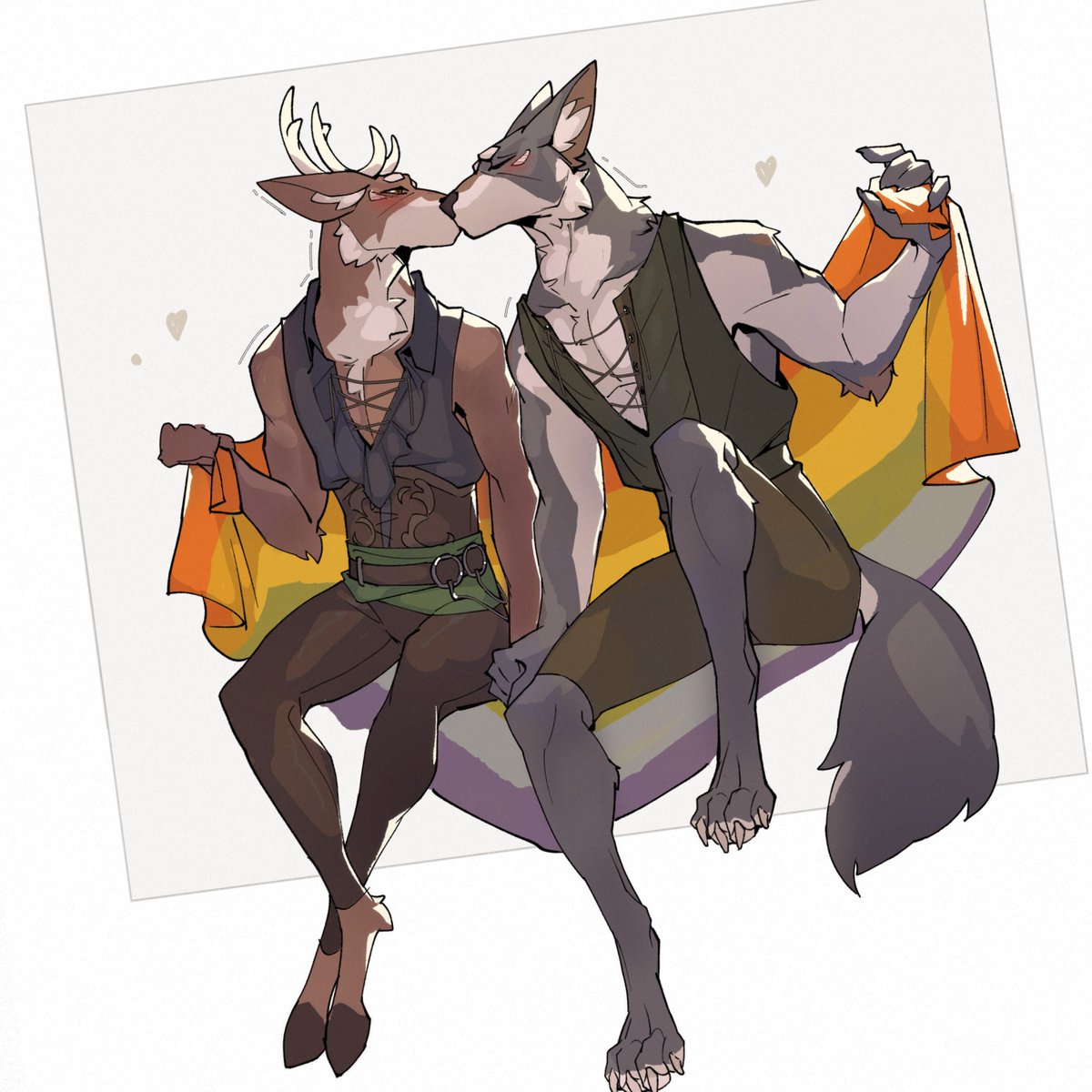 Happy Pride 2025! 🌈
#PrideMonth  #furryart