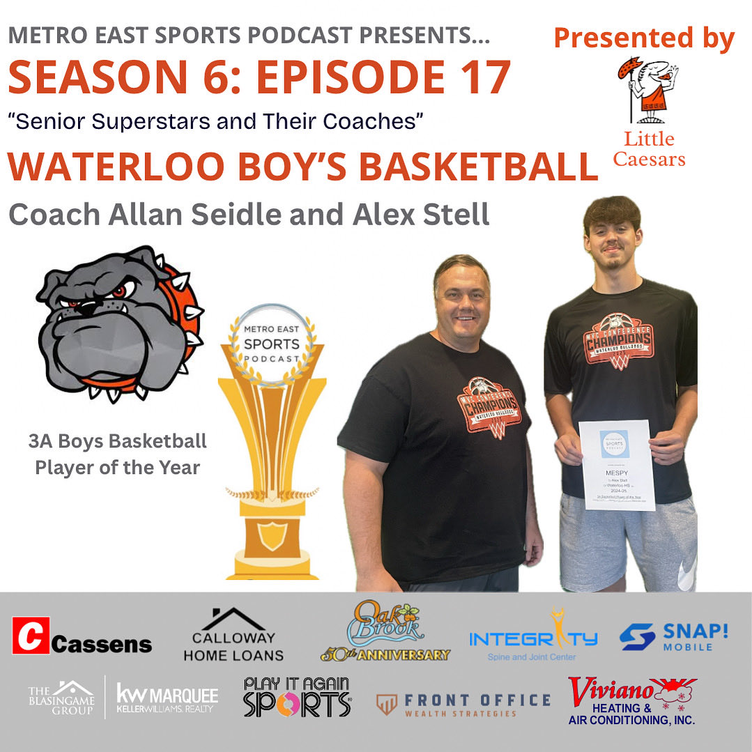 Metro East Sports Podcast (@podcastmetro) on Twitter photo 6’10 Center, Alex Stell joins the studio with Coach Seidle to talk dunks, what he will miss about being a bulldog, and his commitment to University of Illinois - Springfield! Check it out now🏀
<a href="/WaterlooHoops/">WHSBasketball</a>
<a href="/UISHoops/">UIS Basketball</a>
open.spotify.com/episode/2SVFuS… 6’10 Center, Alex Stell joins the studio with Coach Seidle to talk dunks, what he will miss about being a bulldog, and his commitment to University of Illinois - Springfield! Check it out now🏀
<a href="/WaterlooHoops/">WHSBasketball</a>
<a href="/UISHoops/">UIS Basketball</a>
open.spotify.com/episode/2SVFuS…