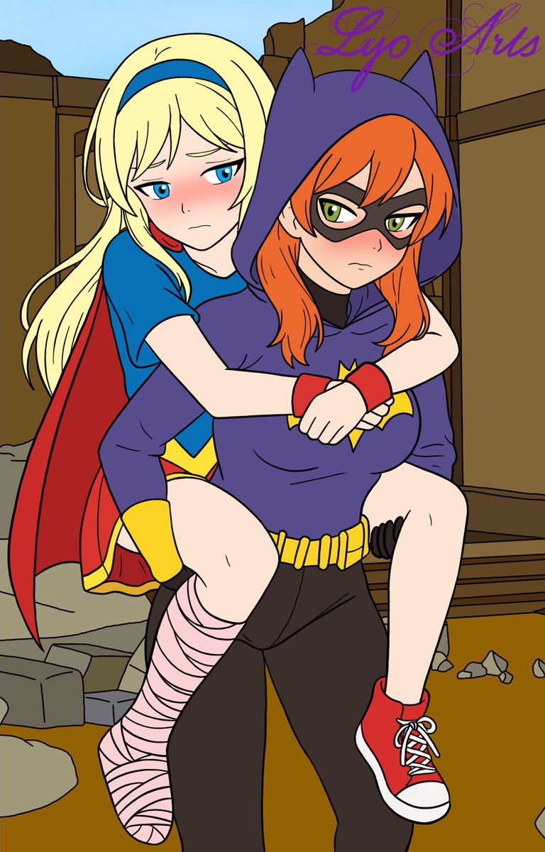 Batgirl got your back

This drawing was inspired by a fun piece from hayley566.
I loved the pic and decided to create my own version of the moment between Batgirl and Supergirl.

Inspired by this: deviantart.com/hayley566/art/…

#batgirl #supergirl #dcsuperherogirls #Batgirlxsupergirl
