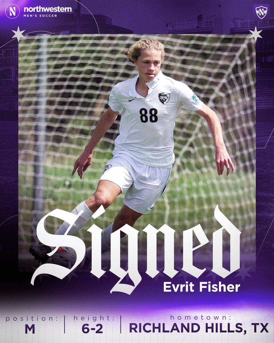 Northwestern Men's Soccer (@numenssoccer) on Twitter photo πππ‘ππππ© π
Versatile midfielder Evrit Fisher joins the 'Cats following an outstanding club career with <a href="/DKSC_official/">D'Feeters Kicks Soccer Club</a>! πππ‘ππππ© π
Versatile midfielder Evrit Fisher joins the 'Cats following an outstanding club career with <a href="/DKSC_official/">D'Feeters Kicks Soccer Club</a>!