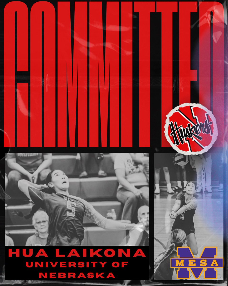 Mesa Athletics (@mesahsathletics) on Twitter photo Congratulations to Hua Laikona on her commitment to the University of Nebraska for Division 1 Volleyball! Your Mesa family is proud of you! 🏐🎓 <a href="/CoachKlecka/">David Klecka</a> Congratulations to Hua Laikona on her commitment to the University of Nebraska for Division 1 Volleyball! Your Mesa family is proud of you! 🏐🎓 <a href="/CoachKlecka/">David Klecka</a>