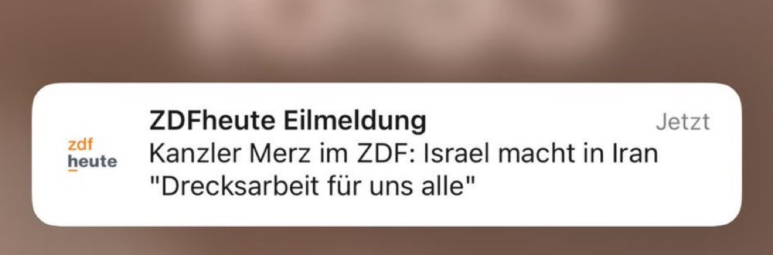 German Chancellor: “Israel is doing the dirty work for us”

Thank god Germany doesn’t have to do its holocausts and genocides itself anymore in this economy.
