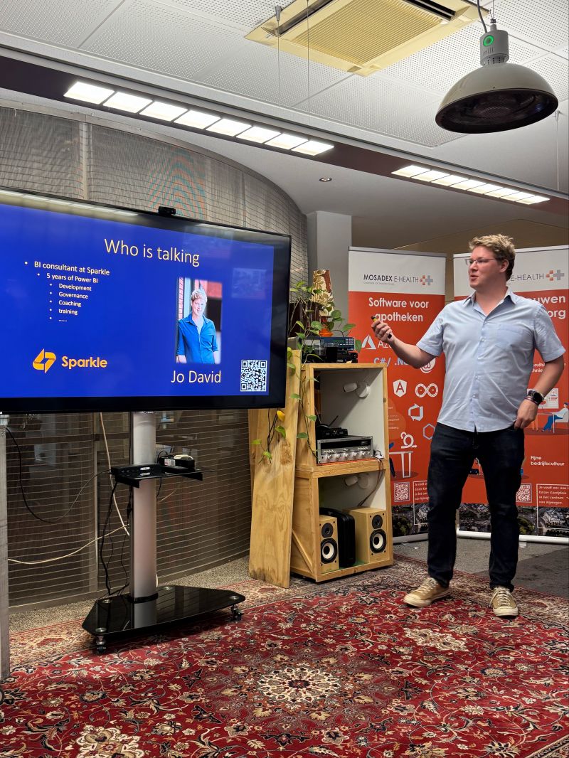 🚀 One of tonight’s standout speakers at the Dutch Fabric User Group: Jo David from Sparkle!

In his session “#Fabric Adoption Roadmap: Lessons from Napoleon Bonaparte”, Jo masterfully blended BI strategy with historical storytelling, and yes, he made it hilarious too!