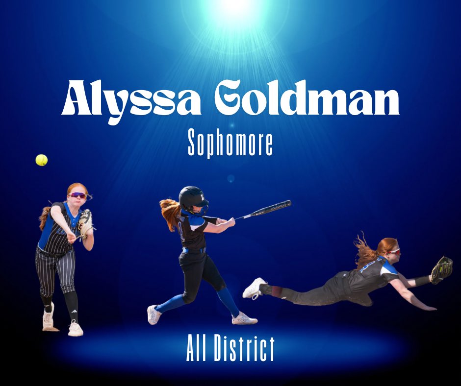 Lakeland Eagles Softball (@lhseaglessoftb1) on Twitter photo Congrats to sophomore <a href="/AGoldman2027/">Alyssa Goldman 2027</a> on earning All District honors!
Great 2025 season!
AVG: .496
OBP: .536
OPS: 1.224
H: 62
RBI: 41
2B: 7
3B: 1
HR: 5
R: 48
Fielding: .906
Can’t wait for next season! Congrats to sophomore <a href="/AGoldman2027/">Alyssa Goldman 2027</a> on earning All District honors!
Great 2025 season!
AVG: .496
OBP: .536
OPS: 1.224
H: 62
RBI: 41
2B: 7
3B: 1
HR: 5
R: 48
Fielding: .906
Can’t wait for next season!