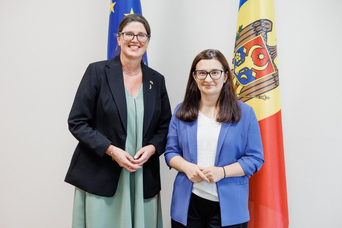 Cristina Gherasimov (@cgherasimov) on Twitter photo A warmest farewell meeting with Ambassador Katarina Fried, who has been a steadfast friend of 🇲🇩 and a strong supporter of our EU path. Thank you for your dedication—we look forward to continuing this trusted partnership with <a href="/SweAmbMoldova/">Ambassador Katarina Fried</a>. A warmest farewell meeting with Ambassador Katarina Fried, who has been a steadfast friend of 🇲🇩 and a strong supporter of our EU path. Thank you for your dedication—we look forward to continuing this trusted partnership with <a href="/SweAmbMoldova/">Ambassador Katarina Fried</a>.