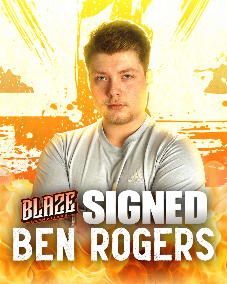 Blaze Promotions (@blazepromotions) on Twitter photo ๐จ NEW FIGHTER SIGNEE ๐จ
Welcome our third UK signee <a href="/BenRogers2005/">Ben Rogers</a> (2-3, 2KO) to Blaze Promotions!
Comment down some match ups you want to swe in the near future โฌ๏ธ ๐จ NEW FIGHTER SIGNEE ๐จ
Welcome our third UK signee <a href="/BenRogers2005/">Ben Rogers</a> (2-3, 2KO) to Blaze Promotions!
Comment down some match ups you want to swe in the near future โฌ๏ธ
