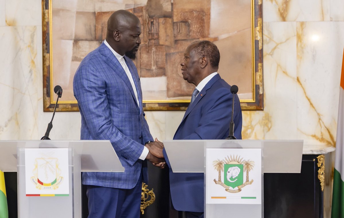 Presidenceci's tweet photo. …en particulier la situation sécuritaire et politique dans les pays du Sahel, et la nécessité de consolider l'intégration économique régionale, pour le bien-être de nos populations. https://t.co/xqD6s7piP7