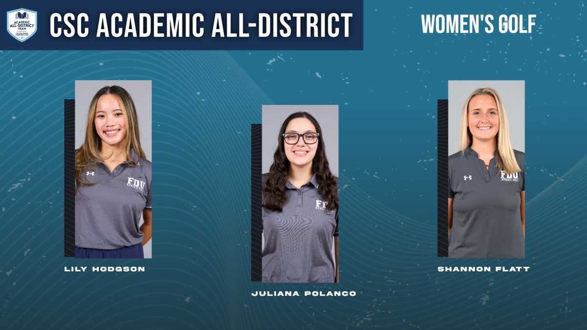 FDUDevils's tweet image. AWARDS | Women's Golf Sees Three CSC All-District Honors.
Full Release: tinyurl.com/mvk3b7vz
#HornsUp #HeatsRising