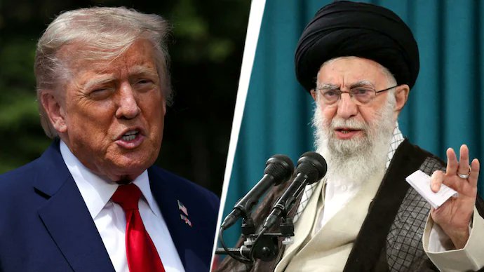 SK Chakraborty (@sanjoychakra) on Twitter photo <a href="/TimesAlgebraIND/">Times Algebra</a> US President Donald Trump wants Iran's unconditional surrender.
He has issued a sharp warning to Tehran, declaring on social media that the United States knows the exact location of IranтАЩs Supreme Leader Ayatollah Ali Khamenei.
While asserting that the US would not "take <a href="/TimesAlgebraIND/">Times Algebra</a> US President Donald Trump wants Iran's unconditional surrender.
He has issued a sharp warning to Tehran, declaring on social media that the United States knows the exact location of IranтАЩs Supreme Leader Ayatollah Ali Khamenei.
While asserting that the US would not "take