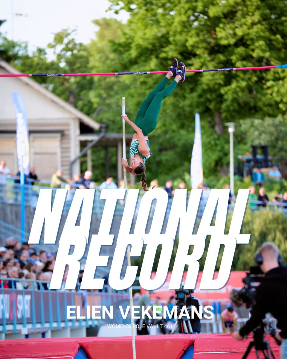 Belgian record 461 and a victory for Elien Vekemans in pole vault!

#PaavoNurmiGames #ContinentalTourGold #WorldAthletics #Turku