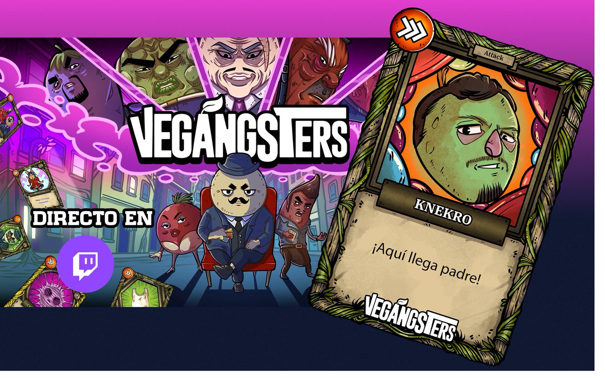 🥦 ¡PADRE <a href="/KNekro/">KNekro</a> EN DIRECTO Y LOS VEGETALES TIEMBLAN! 🥦

Está jugando Vegangsters y ya ha montado más lore que el juego original. Y eso que aún no ha visto la carta que le hemos hecho ;) 

Pásate antes de que invoque a un Gigachad. Todo mal, todo bien. #playVegangsters