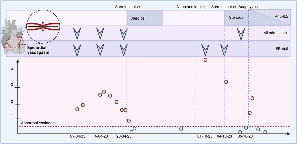 🌟 #CoolCaseOfTheMonth: Read about how one unlucky man's complicated battle against #EosinophilicVasospasm has illuminated a promising course of treatment, not only for this rare condition but generally for patients presenting with #MINOCA ⬇️
cjcopen.ca/article/S2589-…
#CJCO