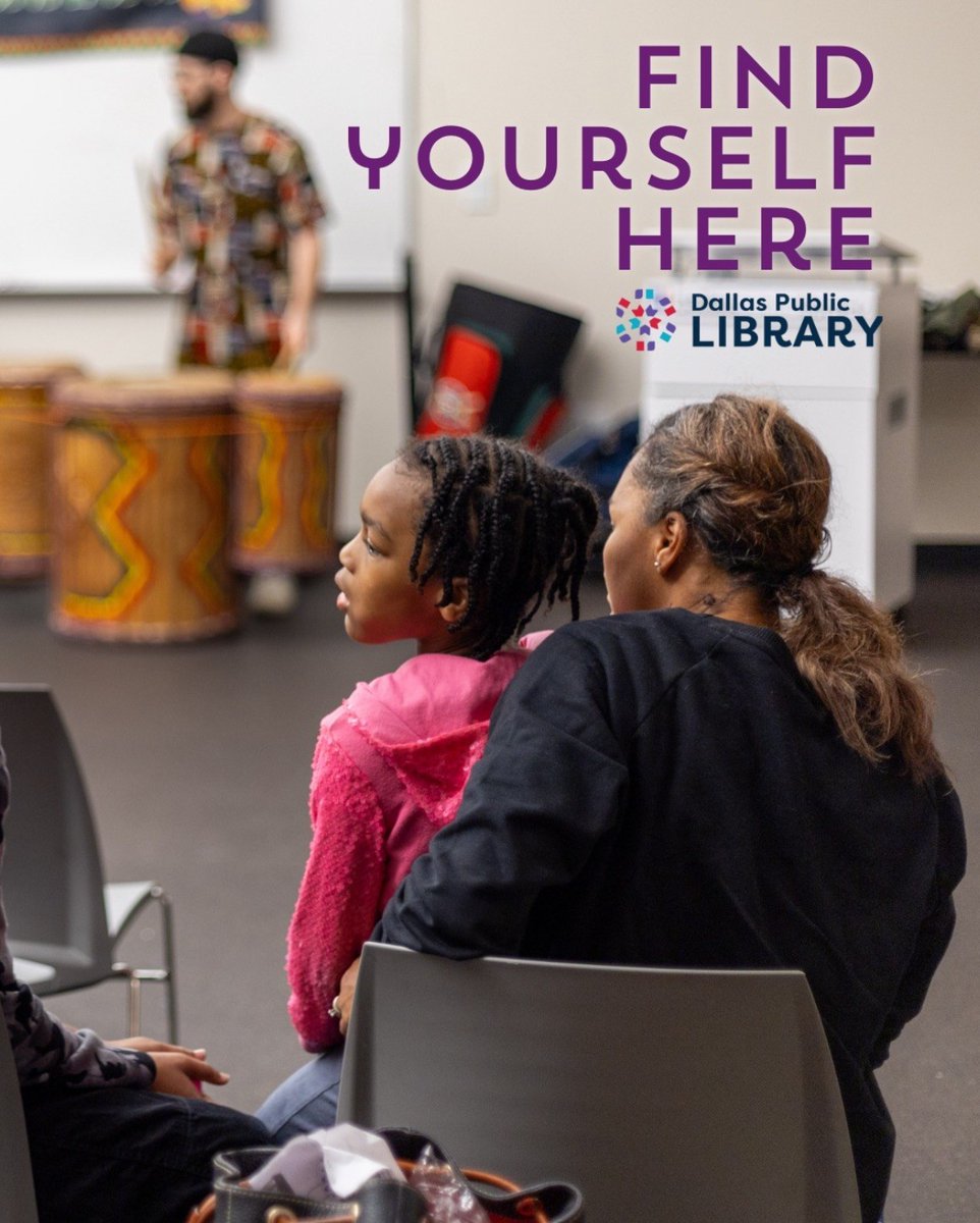 DISD_Libraries's tweet image. #LibraryLiftoffTuesday Find a plethora of programs at your local Dallas Public Library!!!  dallaslibrary.librarymarket.com/events/week
@DISDLibrarian @CharissaGovan