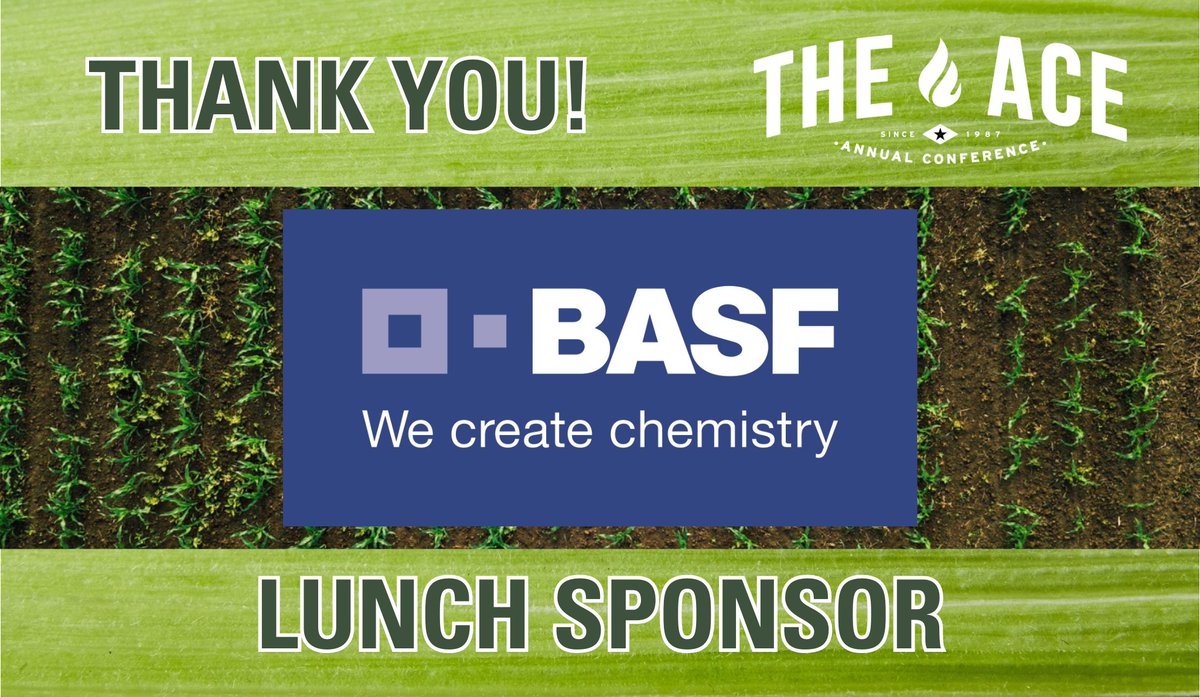 Thank you to <a href="/BASF/">BASF</a> for sponsoring the lunch at the 38th Annual ACE Conference, taking place in Sioux Falls, SD, August 20-22!

Join BASF and others in supporting the event! You can register, book your room, and see sponsorship opportunities at ethanol.org/events/confere….