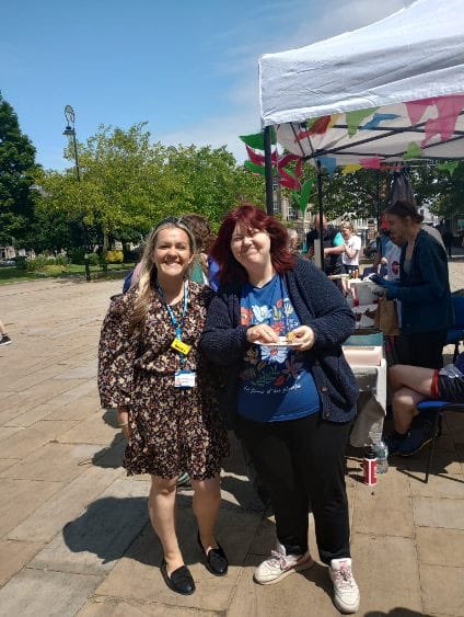 CLDT Wirral (@cldtwirral) on Twitter photo Its #LearningDisabilityWeek2025 Today Jaz and Becky attended <a href="/WirralMencap/">Wirral Mencap</a> Learning Disability awareness event at Hamilton Square. They even had a photo with the Mayor! Mencap also have a Funday on Saturday at Vale Park 11am-4pm to round up Learning Disability week! Its #LearningDisabilityWeek2025 Today Jaz and Becky attended <a href="/WirralMencap/">Wirral Mencap</a> Learning Disability awareness event at Hamilton Square. They even had a photo with the Mayor! Mencap also have a Funday on Saturday at Vale Park 11am-4pm to round up Learning Disability week!