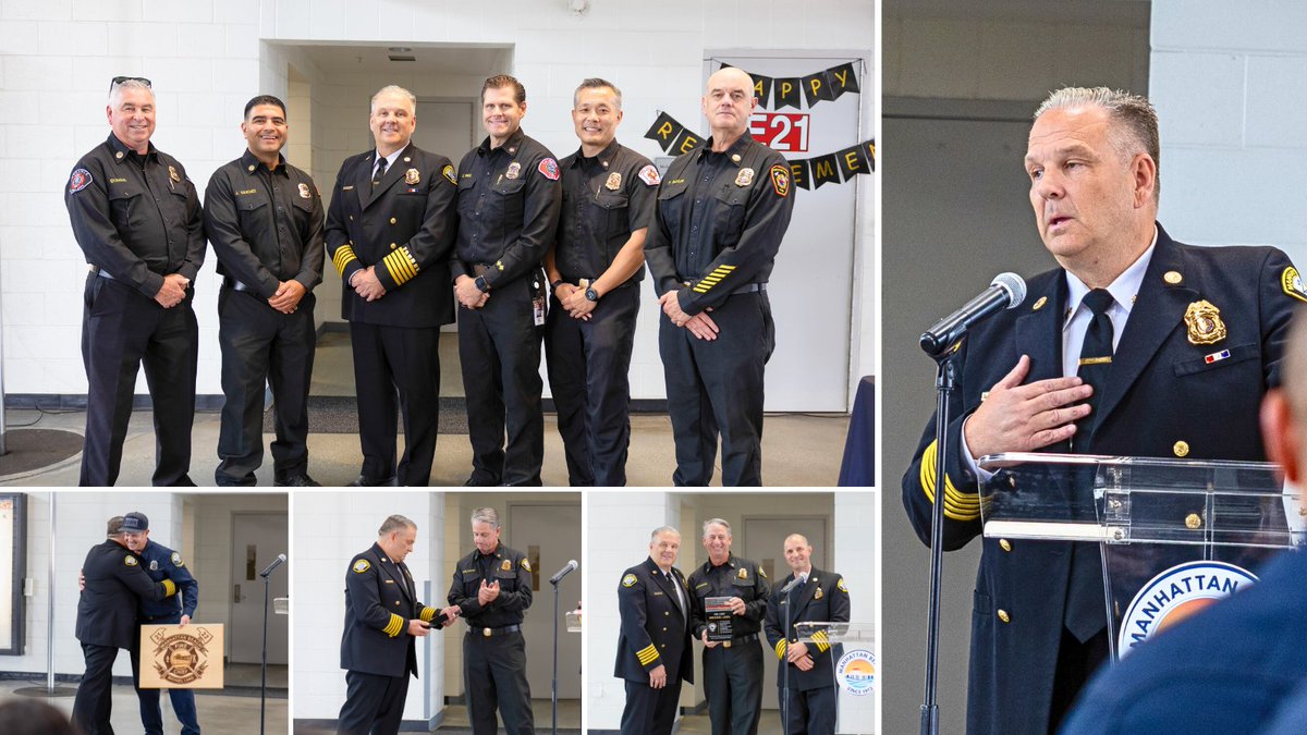 citymb's tweet photo. After 4 years of dedicated service, we wish Fire Chief Michael Lang a happy retirement! ๐๐ From strengthening emergency response to building community bonds, Chief Lang leaves MBFD and our city better than he found it. Thank you, Chief. Youโll be missed!โค๏ธ#MBFD #ThankYou https://t.co/qddX8KPvt9