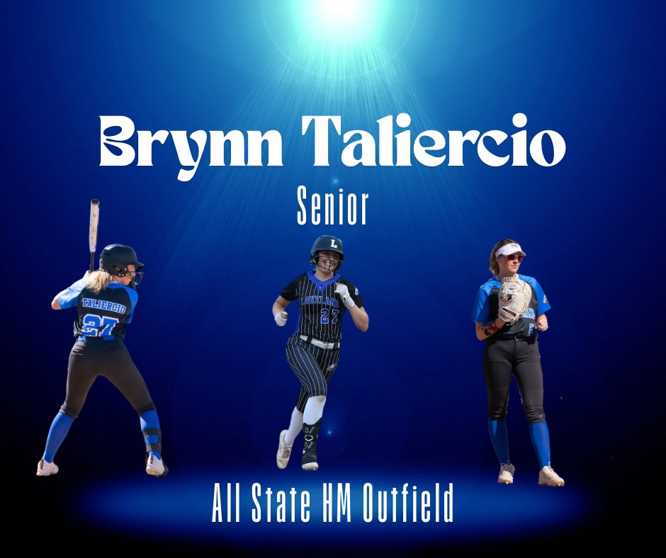 Lakeland Eagles Softball (@lhseaglessoftb1) on Twitter photo Congrats to senior <a href="/BrynnTaliercio/">brynn taliercio</a> on earning All State HM Outfield honors!
Great 2025 season!
AVG: .461
OBP: .492
OPS: 1.222
H: 53
RBI: 35
2B: 12
3B: 5
HR: 3
R: 35
Fielding: 1.000
Thank you for a great 4 years! We can’t wait to watch at <a href="/GVSUSoftball/">GVSU Softball</a> #OnceanEagleAlwaysanEagle Congrats to senior <a href="/BrynnTaliercio/">brynn taliercio</a> on earning All State HM Outfield honors!
Great 2025 season!
AVG: .461
OBP: .492
OPS: 1.222
H: 53
RBI: 35
2B: 12
3B: 5
HR: 3
R: 35
Fielding: 1.000
Thank you for a great 4 years! We can’t wait to watch at <a href="/GVSUSoftball/">GVSU Softball</a> #OnceanEagleAlwaysanEagle