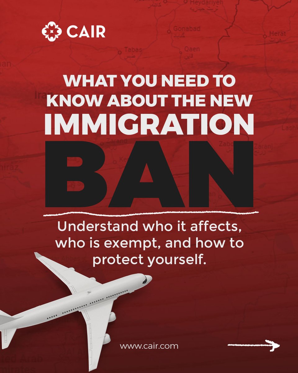 Today we released guidance on the Trump administration’s expanded Muslim/African travel ban, now targeting 19 countries.

It answers key questions like:
- Who’s impacted?
- Who’s exempt?
- Can green card or visa holders travel?
- What device precautions should I take?

Watch the