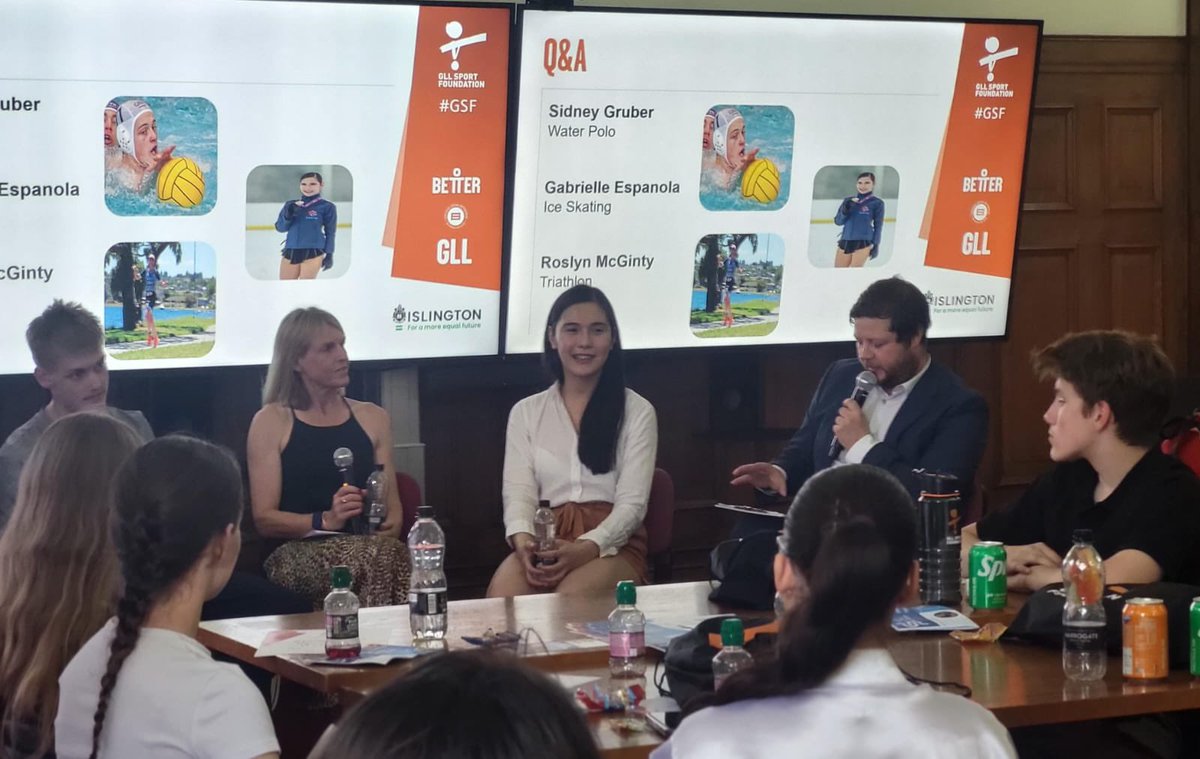 Massive thank you to Sidney, Gabrielle and Roslyn who took part in the Q&amp;A.  It was very inspiring hearing about your journeys as an athlete 🏊‍♂️🏃‍♀️⛸️ #GSF