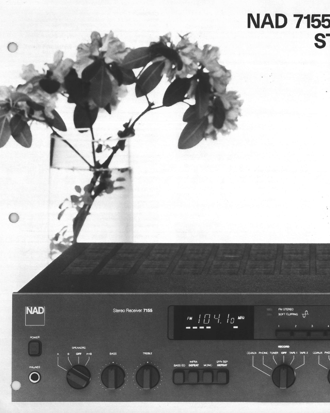 NADElectronics's tweet photo. A #foreverclassic of hi-fi—the NAD 7155
A powerhouse stereo receiver with 55W per channel, high-current output for low-impedance loads, and NAD’s signature Soft Clipping for clean sound at high volumes.
It featured a digitally tuned FM/AM section, a dynamic phono stage for MM and MC cartridges, and flexible speaker impedance matching—making it as versatile as it was musical.
#foreverclassics #NAD7155 #VintageHiFi #HiFiHeritage #ClassicStereo #NADElectronics