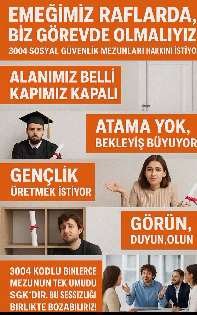 3004 önlisans sgk (@onlisans3004) on Twitter photo <a href="/okanaydin50/">Okan Aydın</a> SGK’nın yeni personel alımı için sabırsızız. Yıllardır bekleyen mezunlara fırsat verilmesini ve sürecin artık netleşmesini bekliyoruz.
<a href="/isikhanvedat/">Prof. Dr. Vedat Işıkhan</a> <a href="/lutfiayddin/">Lütfi Aydin</a> <a href="/AhmetAYDIN_02/">Ahmet AYDIN</a>
#3004AtamaBekliyor <a href="/okanaydin50/">Okan Aydın</a> SGK’nın yeni personel alımı için sabırsızız. Yıllardır bekleyen mezunlara fırsat verilmesini ve sürecin artık netleşmesini bekliyoruz.
<a href="/isikhanvedat/">Prof. Dr. Vedat Işıkhan</a> <a href="/lutfiayddin/">Lütfi Aydin</a> <a href="/AhmetAYDIN_02/">Ahmet AYDIN</a>
#3004AtamaBekliyor