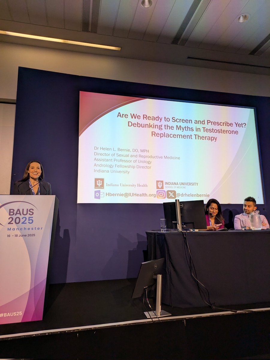 Empowering presentation and a logical algorithm for the safe prescription of TRT by <a href="/drhelenbernie/">Helen L. Bernie</a> so glad to have you <a href="/BAUSurology/">BAUS</a>  #baus2025 <a href="/VaibhavModgil/">Vaibhav Modgil | Urological Surgeon & Andrologist</a> <a href="/mariasatchi/">Maria Satchi</a>