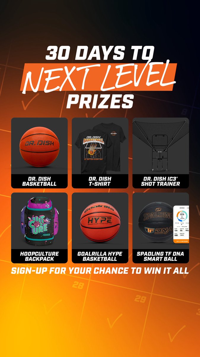 Prep Girls Hoops ๐ (@prepgirlshoops) on Twitter photo Our friends <a href="/drdishbball/">Dr. Dish Basketball</a> are hosting a 30-Day Basketball Challenge!
30 minutes a day. 30 days straight.
โ
30 minutes of shooting every day
โ
With or without a Dr. Dish
โ
Start anytime โ but donโt miss a day
โ
Chance to win prizes
Sign up for free: drdi.sh/3juFmyRBw Our friends <a href="/drdishbball/">Dr. Dish Basketball</a> are hosting a 30-Day Basketball Challenge!
30 minutes a day. 30 days straight.
โ
30 minutes of shooting every day
โ
With or without a Dr. Dish
โ
Start anytime โ but donโt miss a day
โ
Chance to win prizes
Sign up for free: drdi.sh/3juFmyRBw