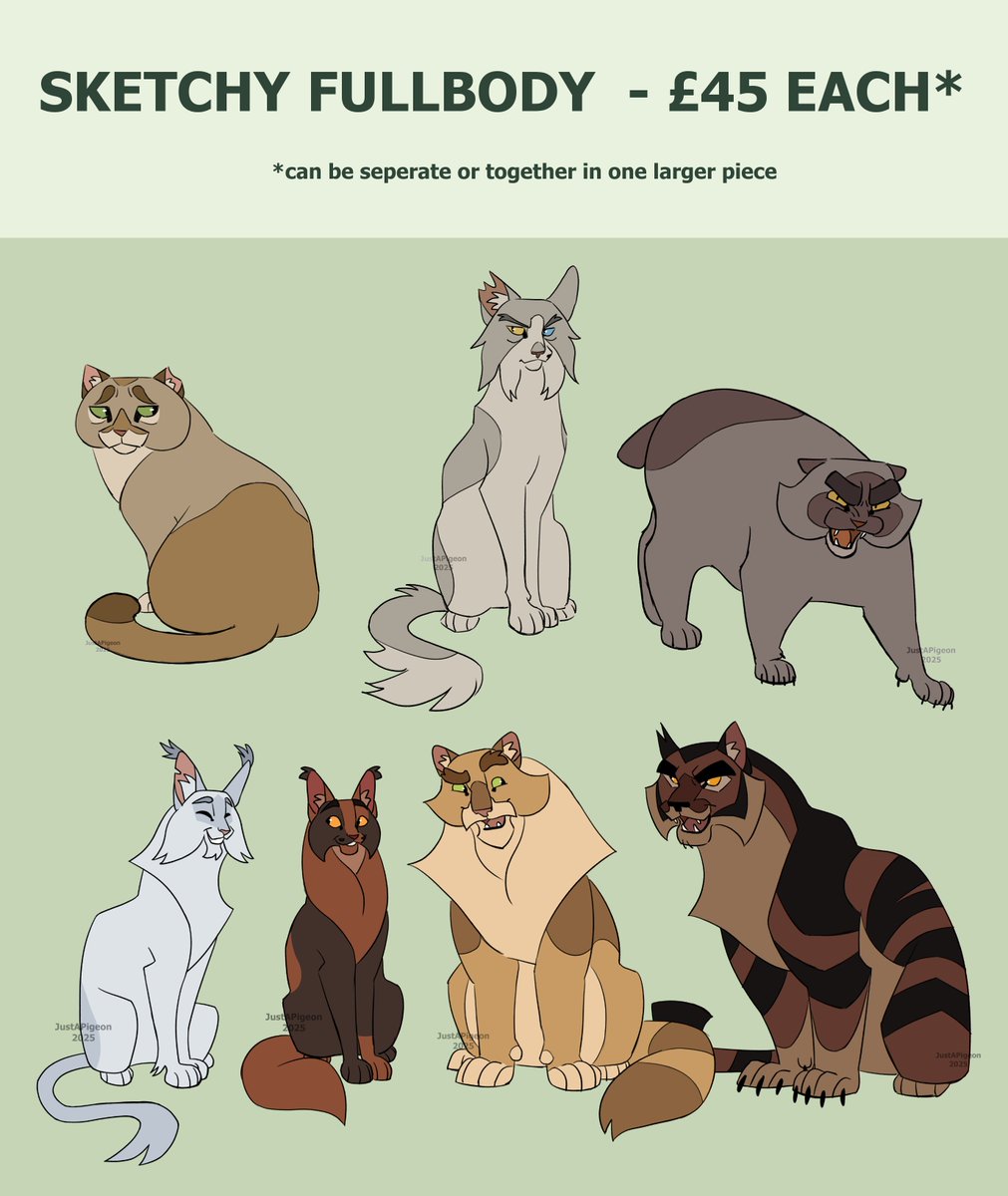 CryptidPigeonn's tweet image. COMMISSIONS ARE OPEN!!
opening up 5 slots for now - dm to claim! (more info below!!)