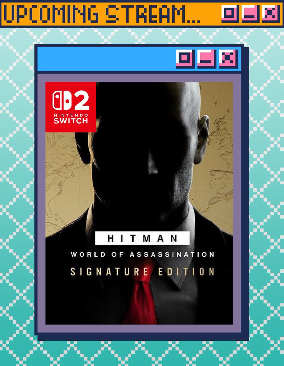 Kevin Scully (@kevinscully) on Twitter photo TUESDAY 20:00 BST
Checking out Hitman World of Assassination - Signature Edition on the #NintendoSwitch2
A baby faced Agent 47, brand new on a new console!
Thanks to <a href="/IOInteractive/">IO Interactive</a> for the game key!
twitch.tv/kevinscully TUESDAY 20:00 BST
Checking out Hitman World of Assassination - Signature Edition on the #NintendoSwitch2
A baby faced Agent 47, brand new on a new console!
Thanks to <a href="/IOInteractive/">IO Interactive</a> for the game key!
twitch.tv/kevinscully