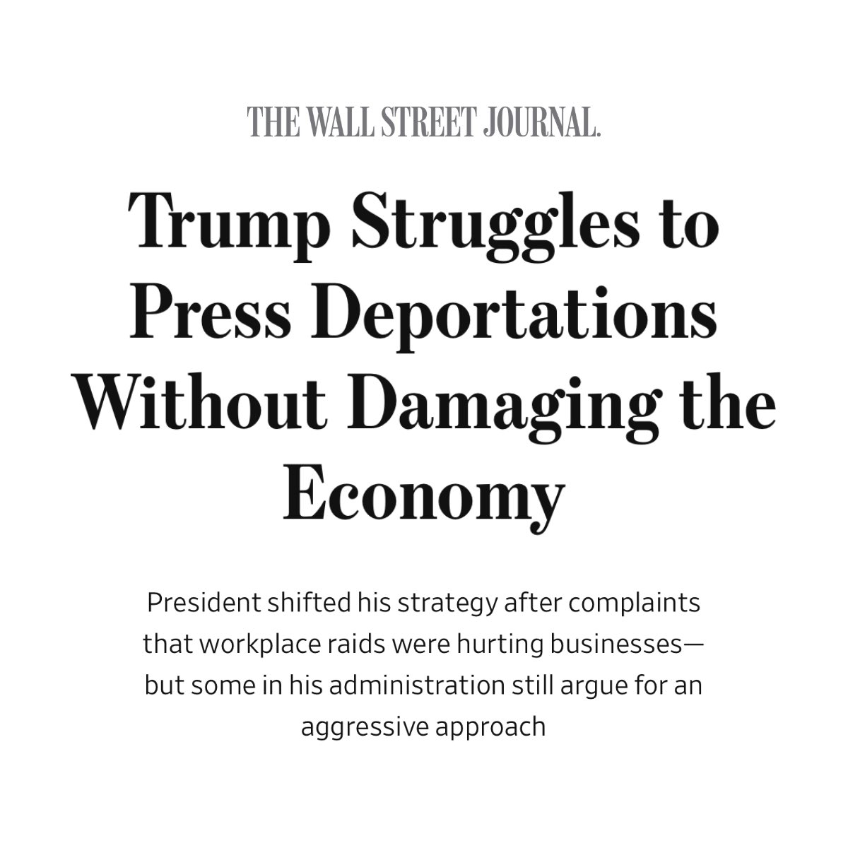 Suzan DelBene (@suzandelbene) on Twitter photo It’s painfully clear this administration does not know what it’s doing or cares how harmful its reckless actions are to our economy and our communities. It’s painfully clear this administration does not know what it’s doing or cares how harmful its reckless actions are to our economy and our communities.