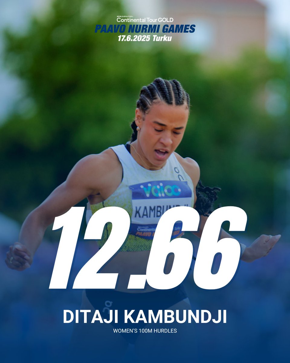 Season best and a win for Ditaji Kambundji!

#PaavoNurmiGames #ContinentalTourGold #WorldAthletics #Turku