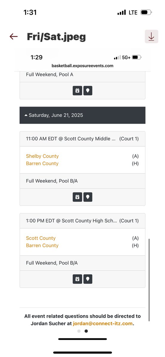 Schedule for the live event this weekend!!! Ready to get to work!!
