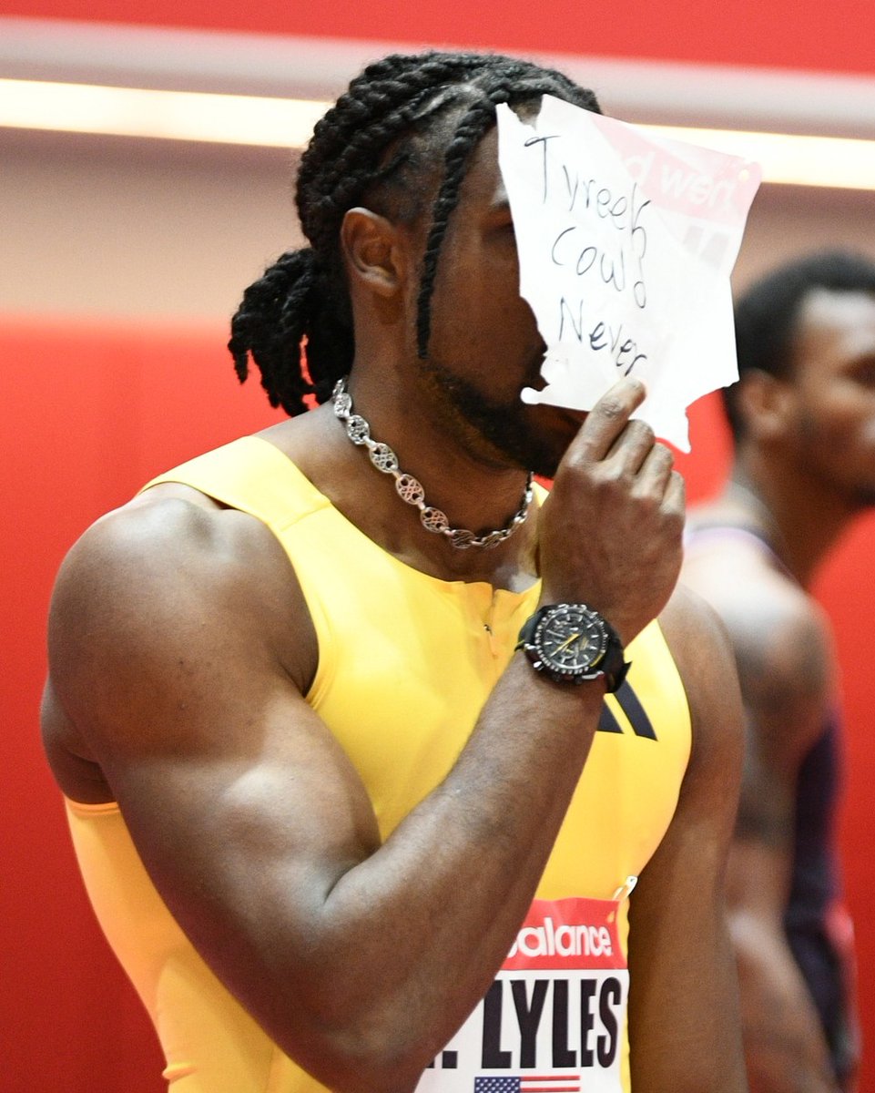Noah Lyles has canceled his proposed race with Tyreek Hill in NY's Times Square due to "personal reasons"

Cheetah ran a 10.15 100m last week and trolled Lyles in response to Noah's "Tyreek Could Never" sign after his 60m run in February 👀🍿