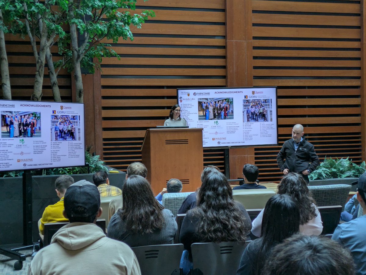 Farncombe_GI's tweet image. That's a wrap on this season of Noon Rounds at the Institute!
Huge thanks to our final speakers Dr. De Palma @Giada_DePalma, Dr. Saman Sadeghi @McMasterEng and Dr. Leontiadis @GriLeont for closing us out strong.
We'll be back on Sept 17th-until then, enjoy the summer! 🌞