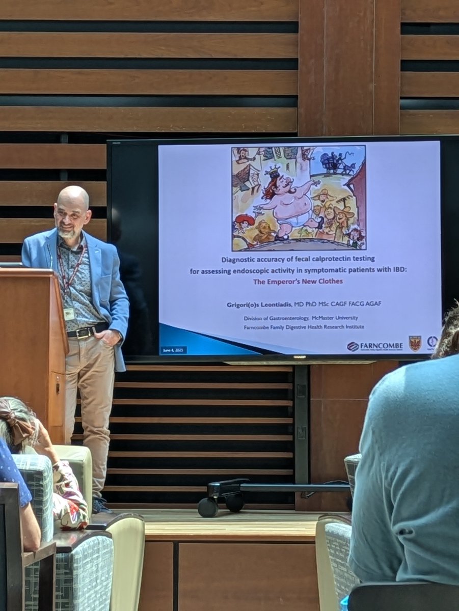 Farncombe_GI's tweet image. That's a wrap on this season of Noon Rounds at the Institute!
Huge thanks to our final speakers Dr. De Palma @Giada_DePalma, Dr. Saman Sadeghi @McMasterEng and Dr. Leontiadis @GriLeont for closing us out strong.
We'll be back on Sept 17th-until then, enjoy the summer! 🌞
