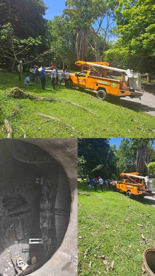 📢 #ServiciosEHInforma ⚡ #InformacionImportante 

La cuadrilla de Corpolec 💡 ubicó la tanquilla en la que se presentó la falla en la📍 *La Calle Principal La Lagunita*. Para esto, se necesita probar las trocales principales para determinar la causa de la falla.